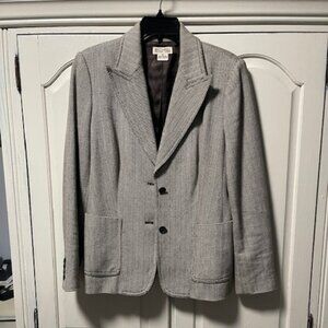 Michael Kors Herringbone Blazer Jacket size 10 Excellent conditions